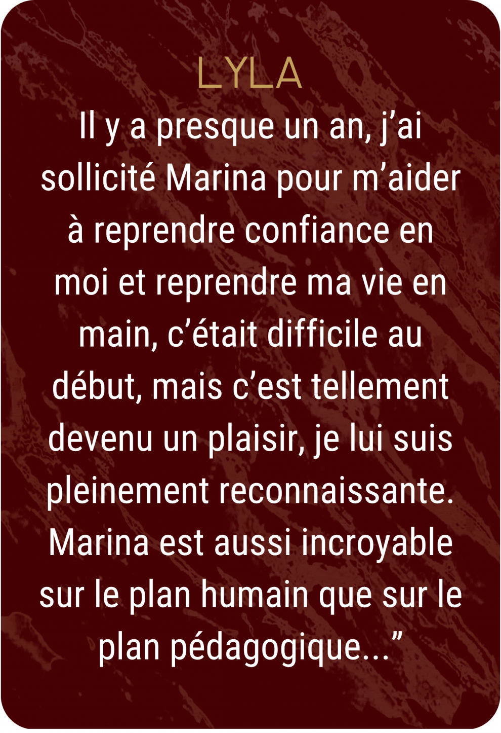 retour lyla