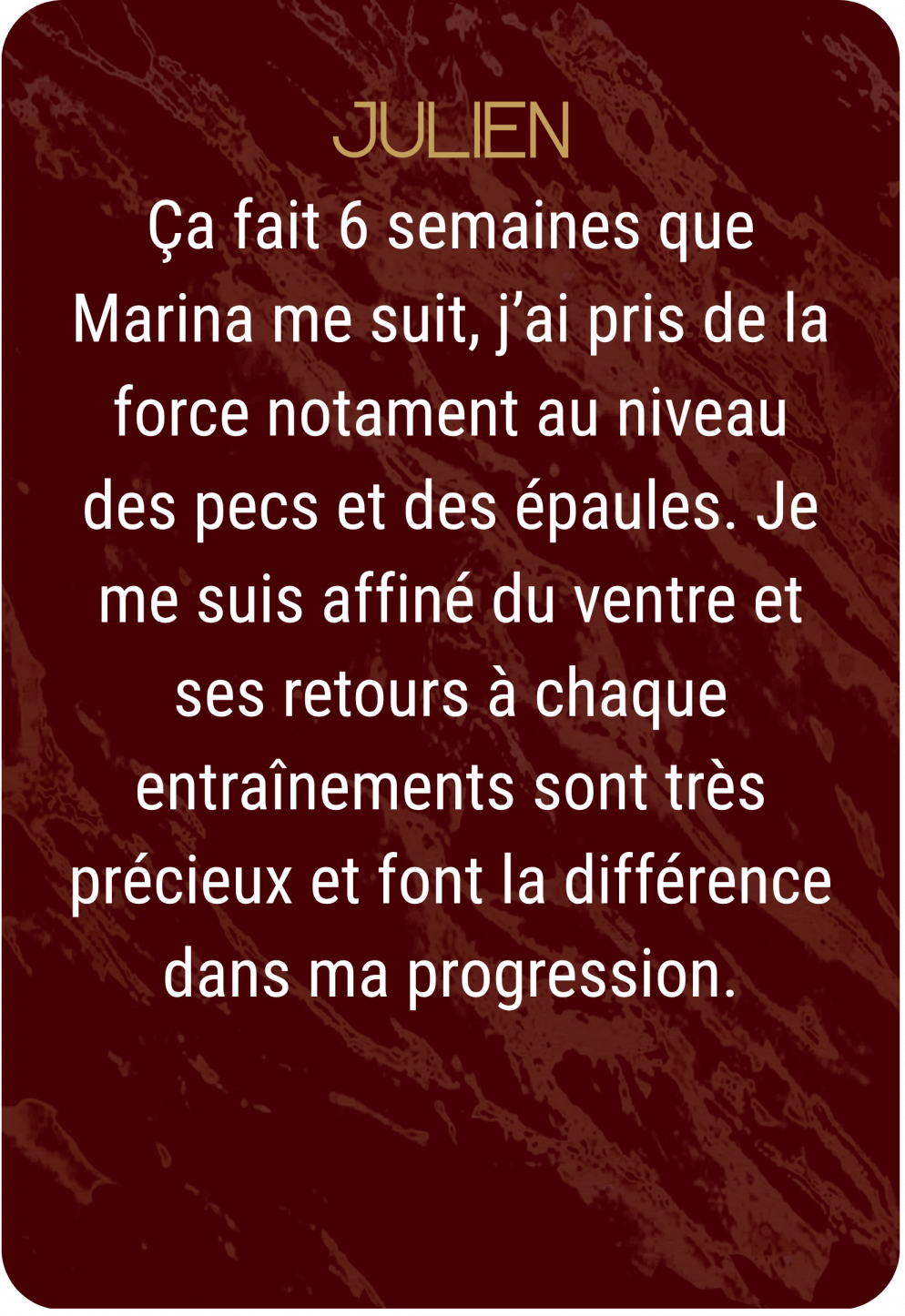 retour julien
