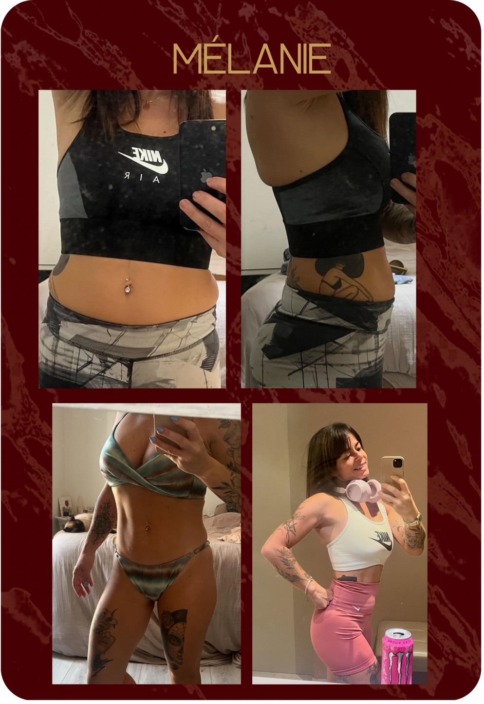 transformation mélanie